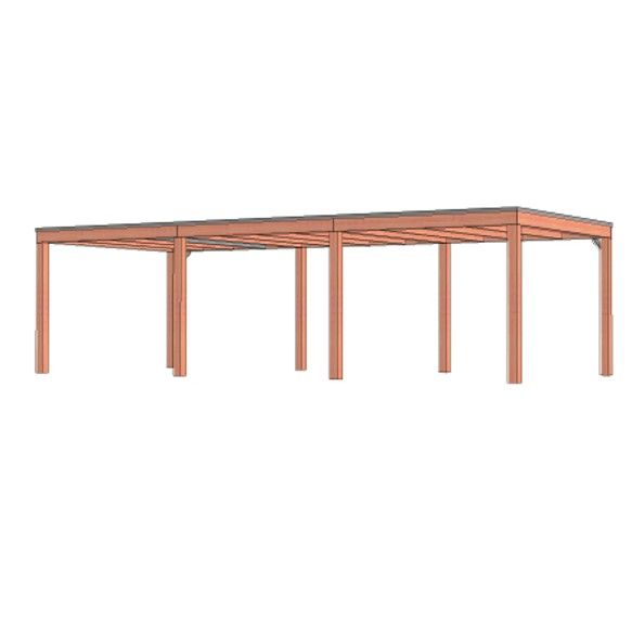 Buitenverblijf Palermo 8900x3700x2450mm (bxdxh)