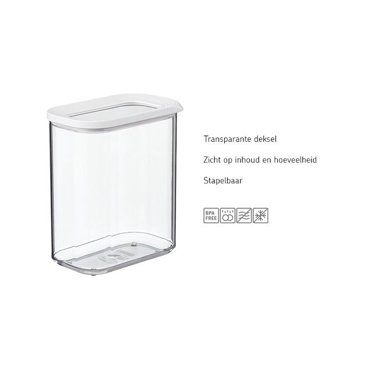 starterset bewaardoos modula 3-delig - wit