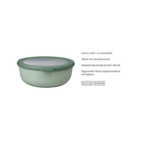 multikom cirqula rond 1250 ml - nordic sage