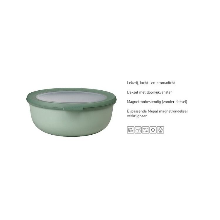 multikom cirqula rond 1250 ml - nordic sage