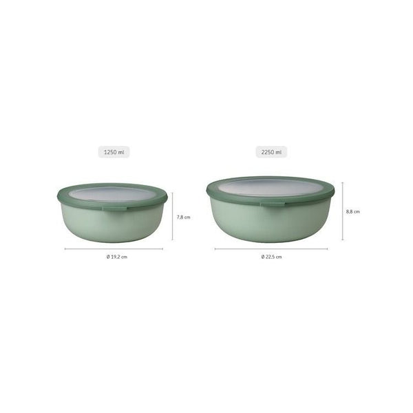 multikom cirqula rond 2250 ml - nordic sage