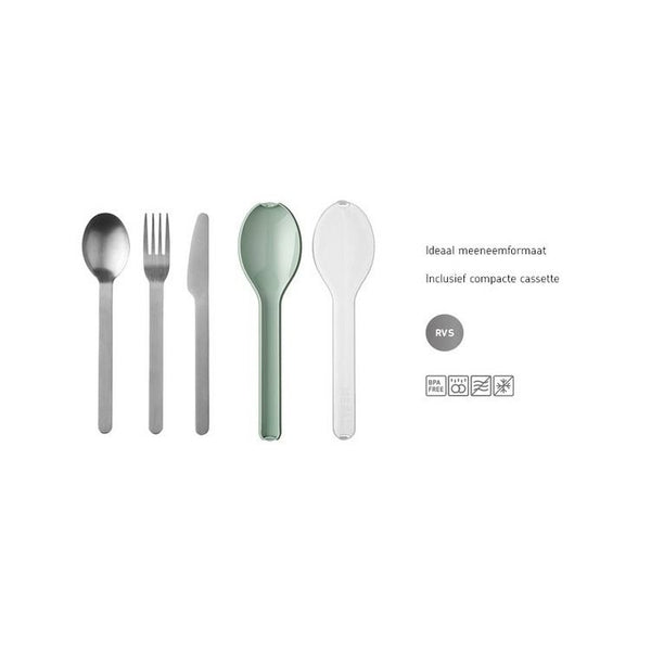 Bestekset Ellipse 3-delig - Nordic Sage