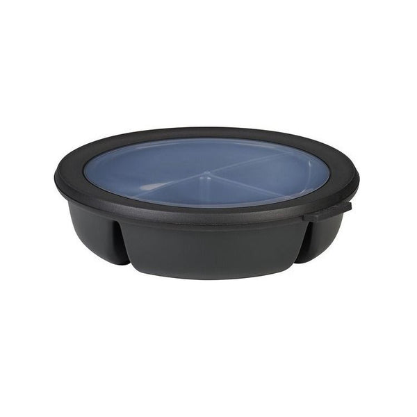 bento bowl cirqula 250+250+500 ml - nordic black