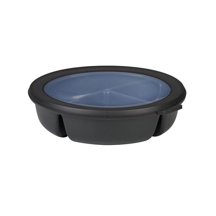 bento bowl cirqula 250+250+500 ml - nordic black