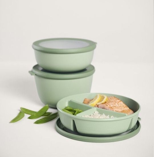 bento bowl cirqula 250+250+500 ml - nordic sage