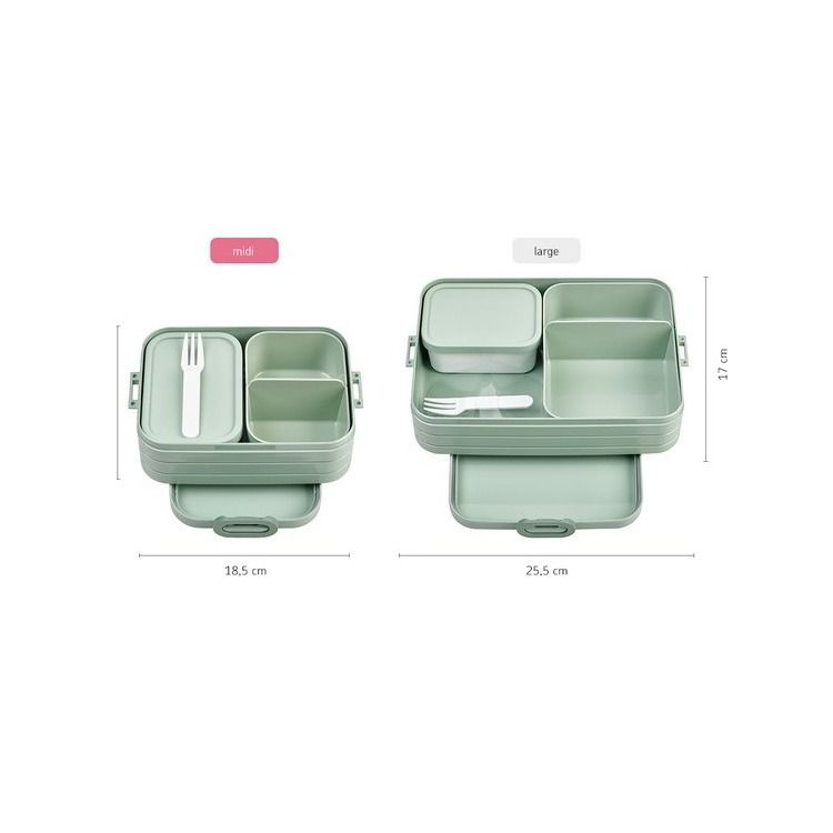 bento lunchbox take a break midi - nordic black