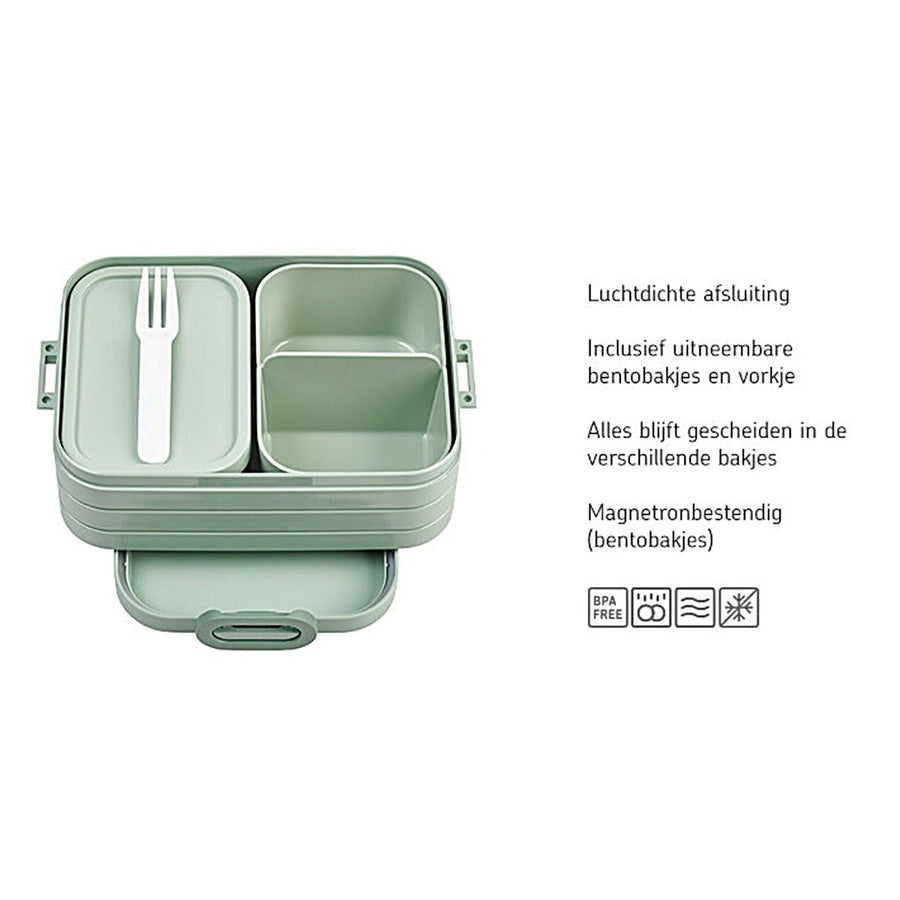bento lunchbox take a break midi - nordic blue