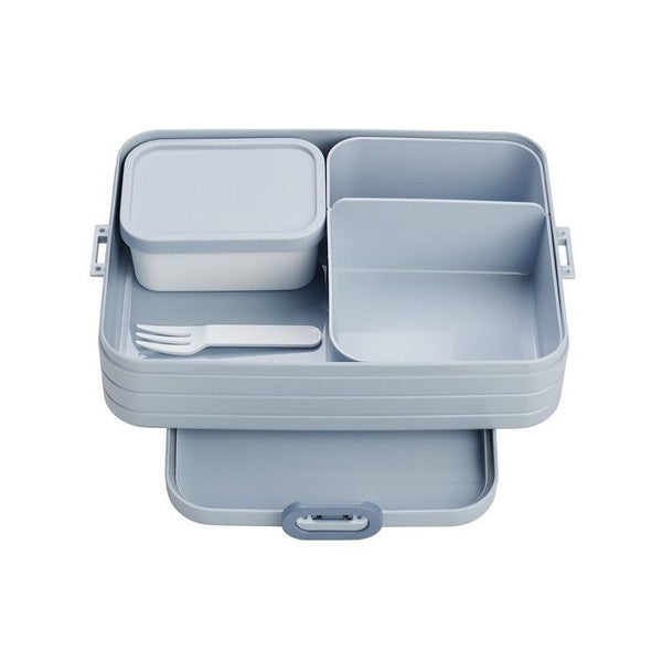 bento lunchbox take a break large - nordic blue