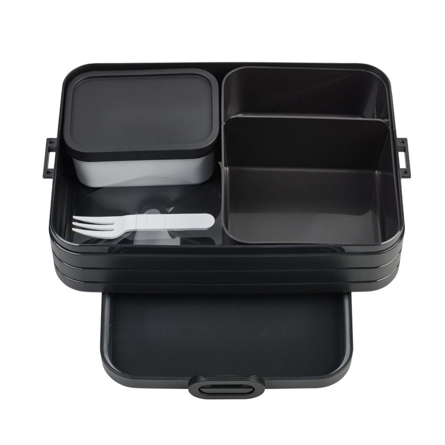 bento lunchbox take a break large - nordic black