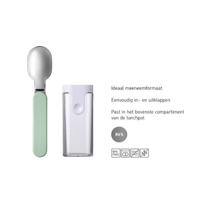 Folding Spoon Ellipse - Nordic Sage