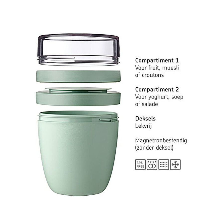 Lunchpot Ellipse - Nordic sage