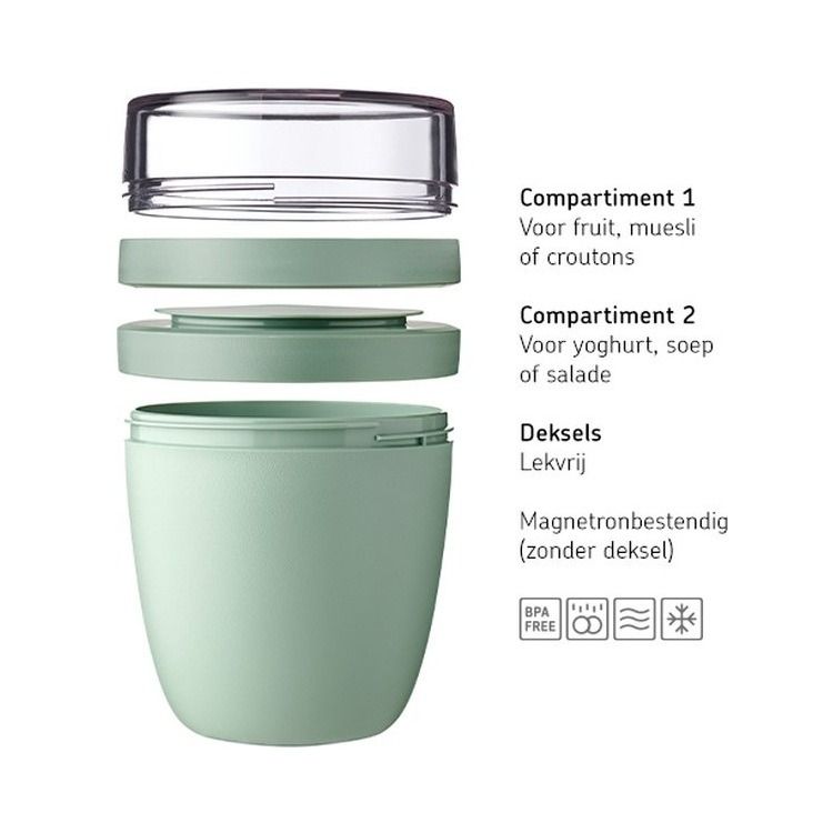 Lunch Pot Ellipse Mini - Nordic Sage