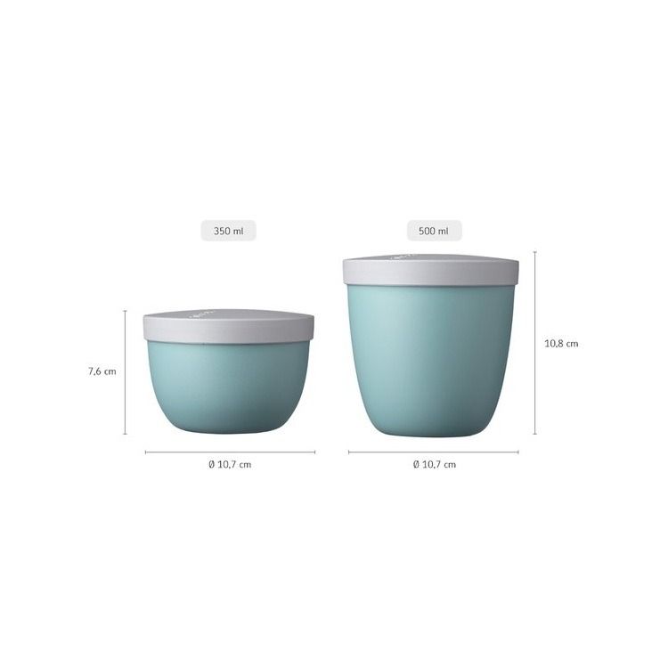snackpot ellipse 500 ml - nordic blue