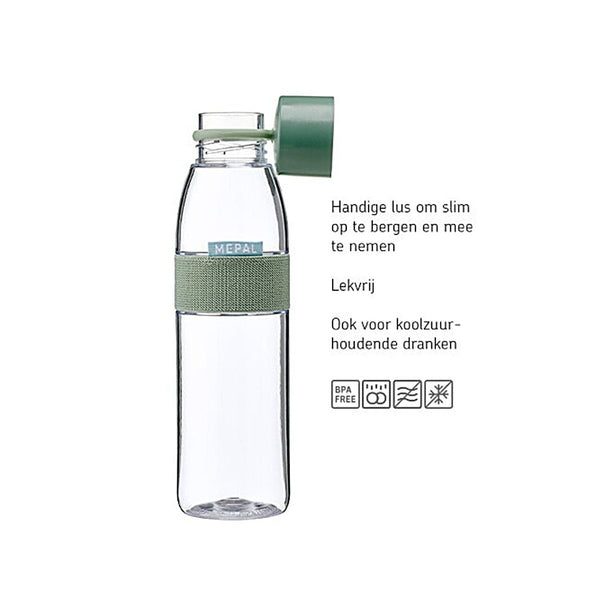 waterfles ellipse 700 ml - nordic blue