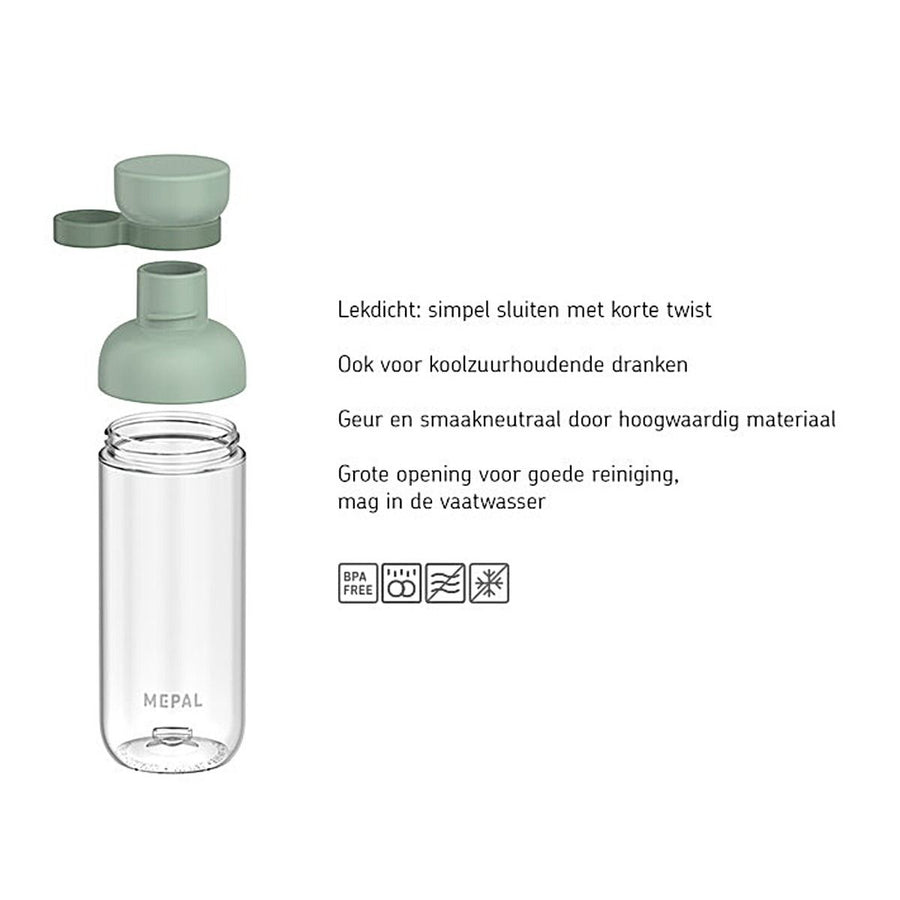 Waterfles Mepal Vita 500 ml - Nordic sage