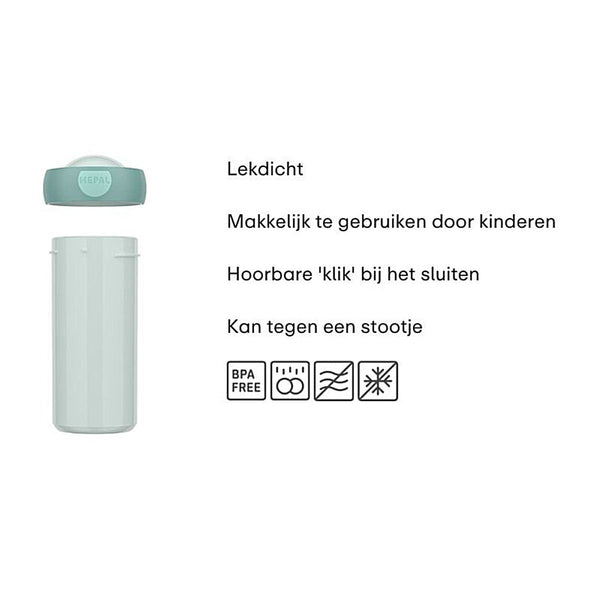 schoolbeker campus 300 ml - cool mint