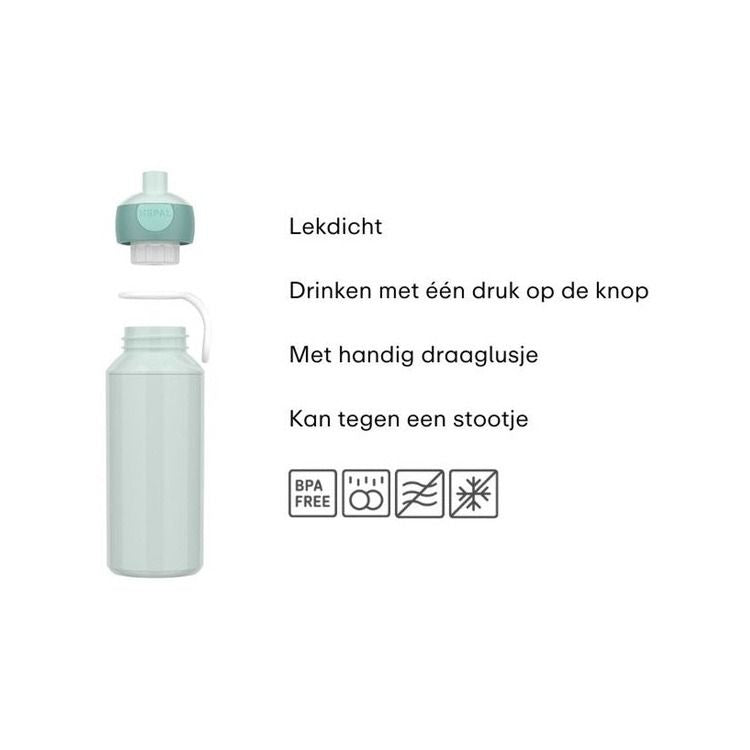 Drinkfles pop-up Campus 400 ml - Stitch
