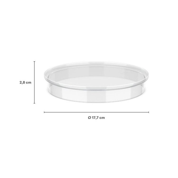 deksel beslagkom chef it 1500 ml - helder