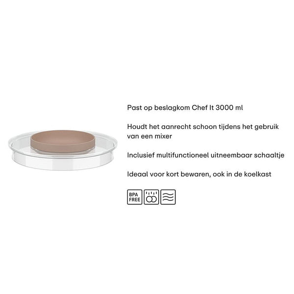 spatdeksel beslagkom chef it 3000 ml - navy