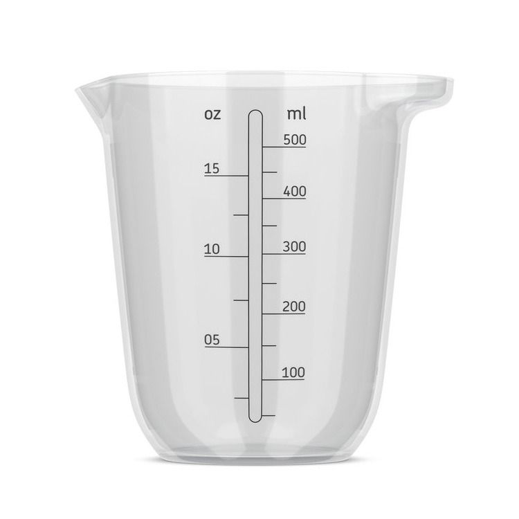 maatbeker chef it 500 ml - helder
