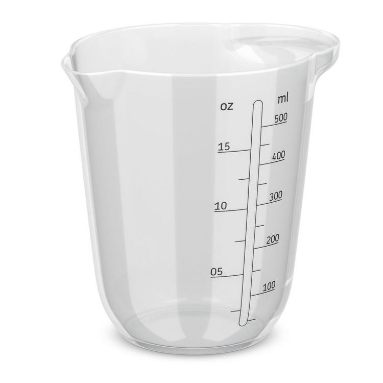 maatbeker chef it 500 ml - helder