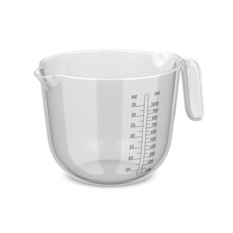 maatbeker chef it 1000 ml - helder