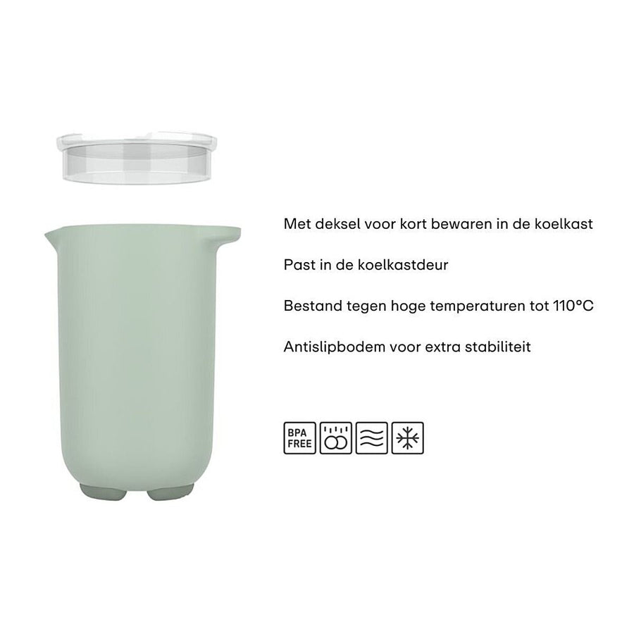 mixbeker chef it 1000 ml met deksel - nordic sage