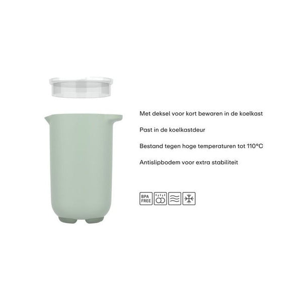 mixbeker chef it 1000 ml met deksel - navy