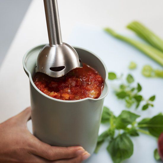 mixbeker chef it 1000 ml met deksel - chalk