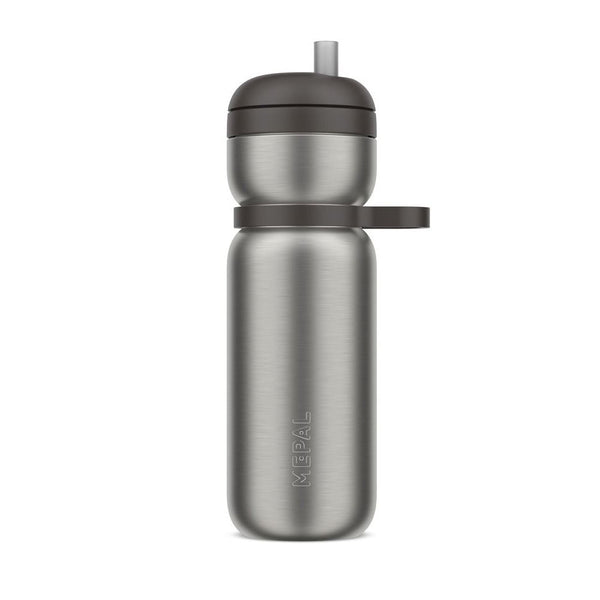 isoleerfles twist sport 600 ml - graphite black