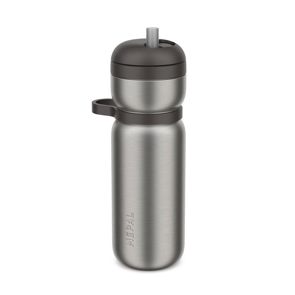 isoleerfles twist sport 600 ml - graphite black