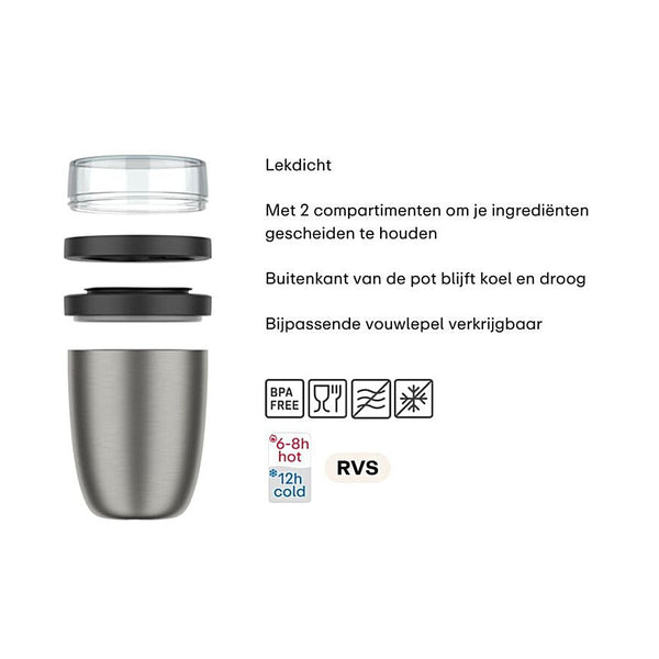 isoleer lunchpot ellipse - nordic sage