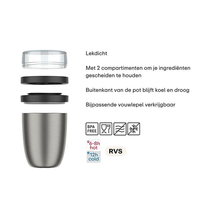 isoleer lunchpot ellipse - nordic sage