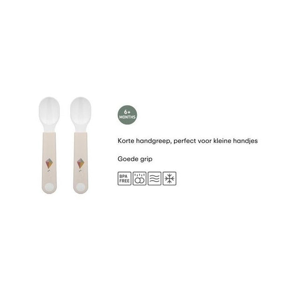 set oefenlepel mio 2 stuks - forest friends