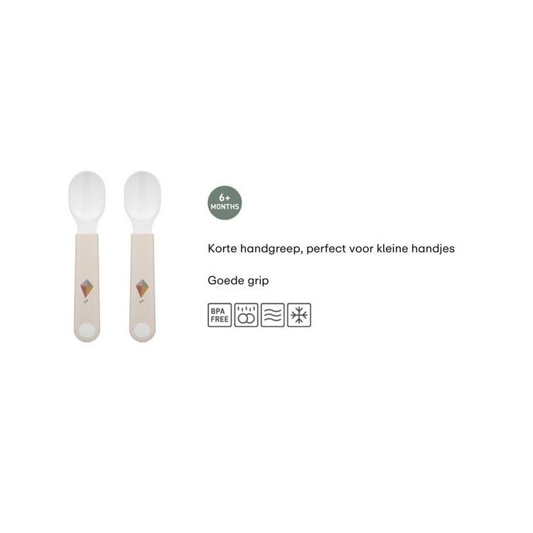 set oefenlepel mio 2 stuks - forest friends