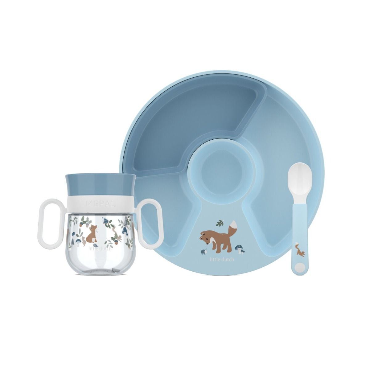 set babyservies mio 3-delig - forest friends