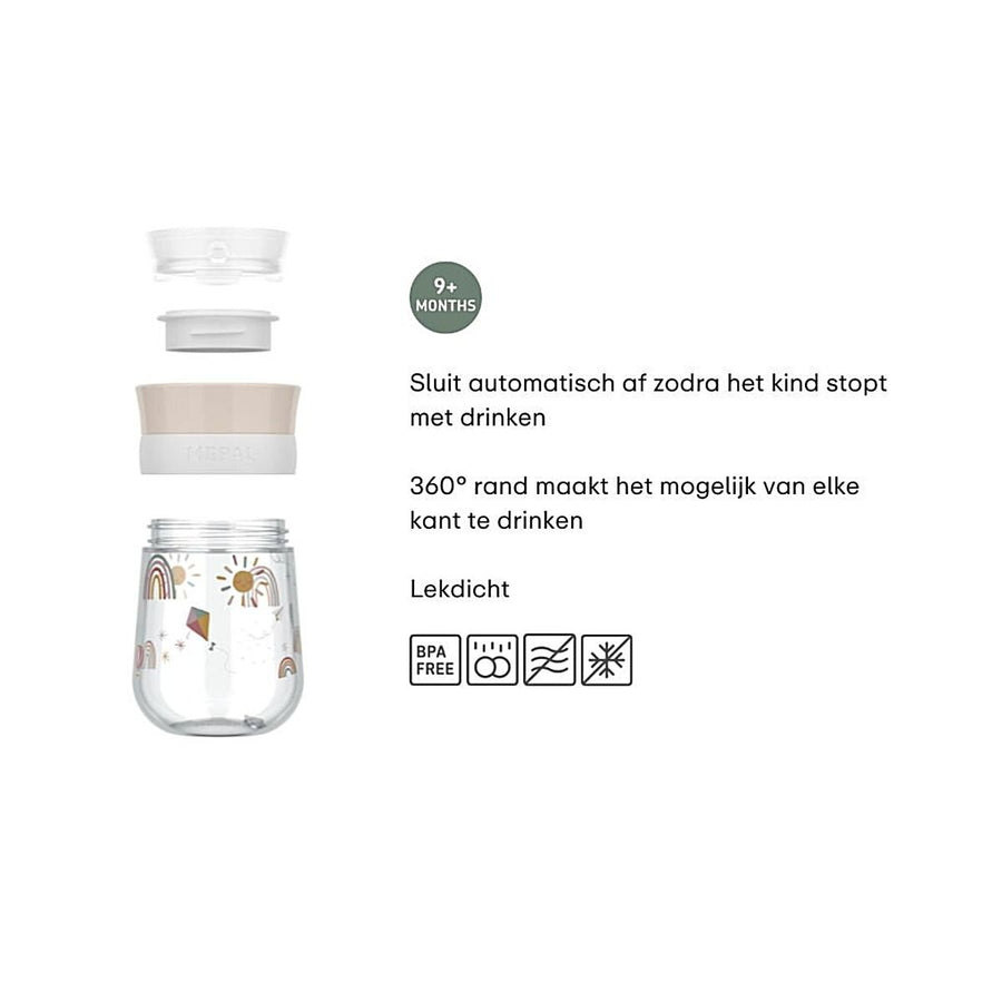360? drinkbeker mio 300 ml - forest friends