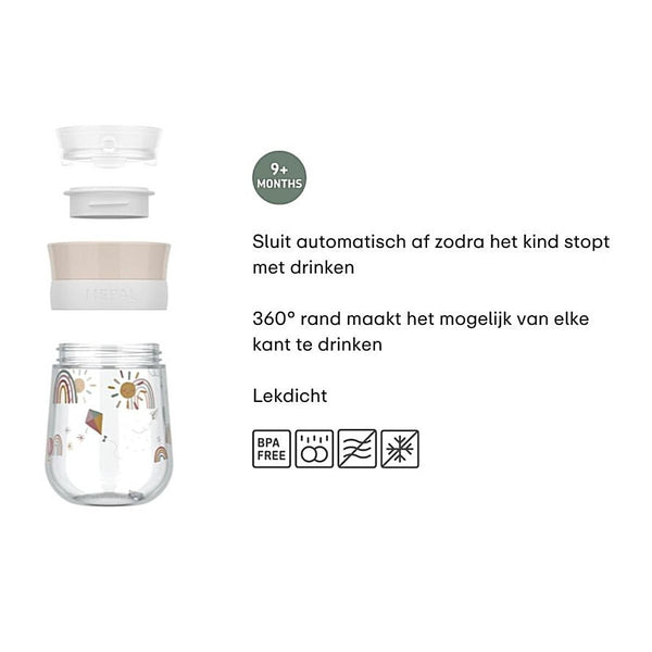 360? drinkbeker mio 300 ml - fairy garden