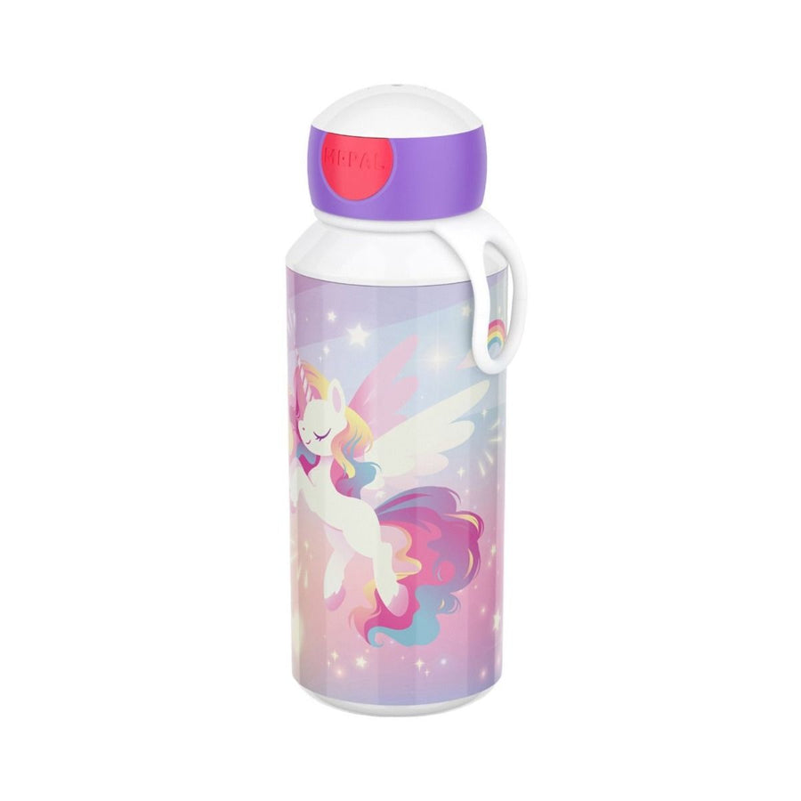 drinkfles pop-up campus 400 ml - unicorn glow