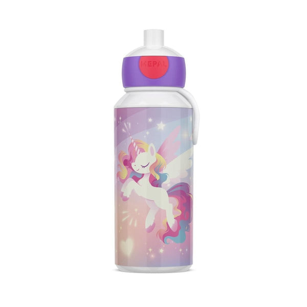 drinkfles pop-up campus 400 ml - unicorn glow