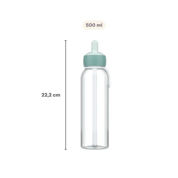 waterfles flip-up campus 500 ml - cool blue