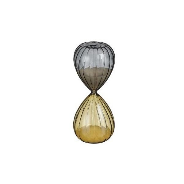 Zandloper geel - h15,5xd6,5cm