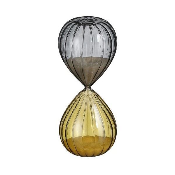 Zandloper geel - h23xd10cm