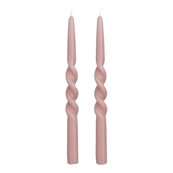 Twist dinerkaars mauve 2 stuks - h29xd2,2cm