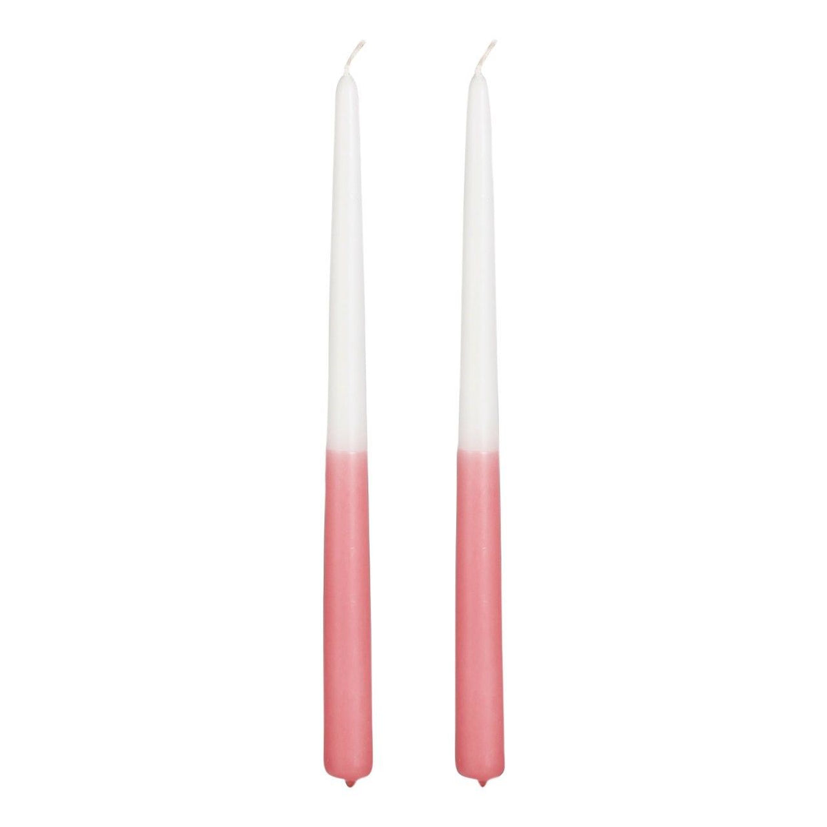 Dip-dye dinerkaars zalm 2 stuks - h30xd2,2cm