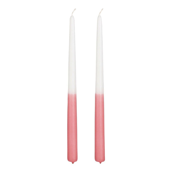 Dip-dye dinerkaars zalm 2 stuks - h30xd2,2cm