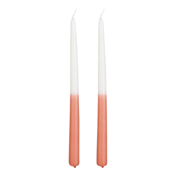 Dip-dye dinerkaars terra 2 stuks - h30xd2,2cm
