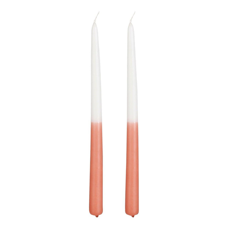 Dip-dye dinerkaars terra 2 stuks - h30xd2,2cm