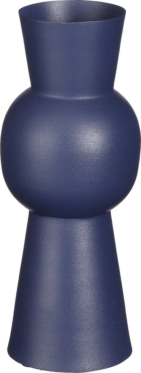 Strada vaas blauw - h20xd8,5cm