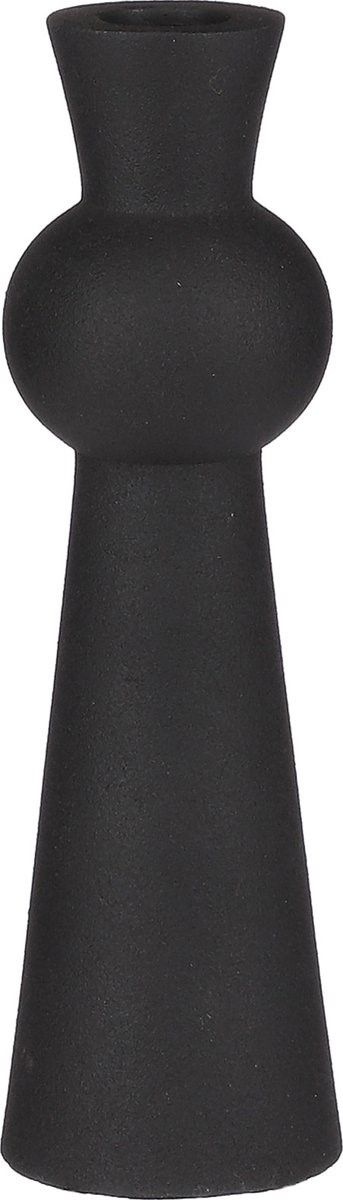 Strada kandelaar zwart - h20xd6cm